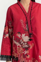 Embroidered Cambric Shirt Pants IPW-21-54 2 Piece