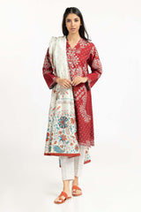 2 Piece Digital Printed Khaddar Shirt Dupatta Suit IPW-22-100