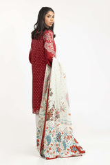 2 Piece Digital Printed Khaddar Shirt Dupatta Suit IPW-22-100