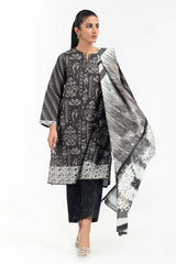 2 Piece Khaddar Suit Digital Printed Shirt Dupatta IPW-22-104