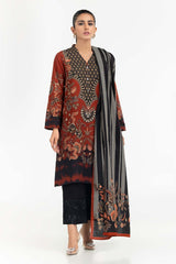 2 Piece Suit Digital Printed Khaddar Shirt Dupatta IPW-22-108