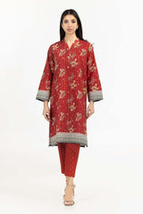 2 Piece Suit Digital Printed Khaddar Shirt Trousers IPW-22-111
