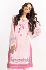 2 Piece Dobby Embroidered Shirt WithTrouser IPW-22-13