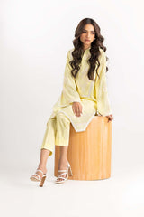 2 Piece Dobby Embroidered Shirt With Trouser IPW-22-14