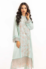 2 Piece Cambric Suit Embroidered Shirt Trousers IPW-22-27