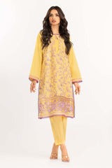 2 Piece Cambric Suit Embroidered Shirt Trousers IPW-22-29