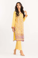 2 Piece Cambric Suit Embroidered Shirt Trousers IPW-22-29
