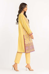 2 Piece Cambric Suit Embroidered Shirt Trousers IPW-22-29