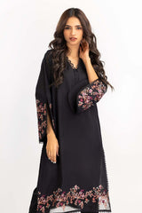 2 Piece Cambric Suit Embroidered Shirt Trousers IPW-22-34