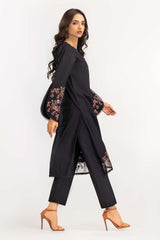 2 Piece Cambric Suit Embroidered Shirt Trousers IPW-22-34