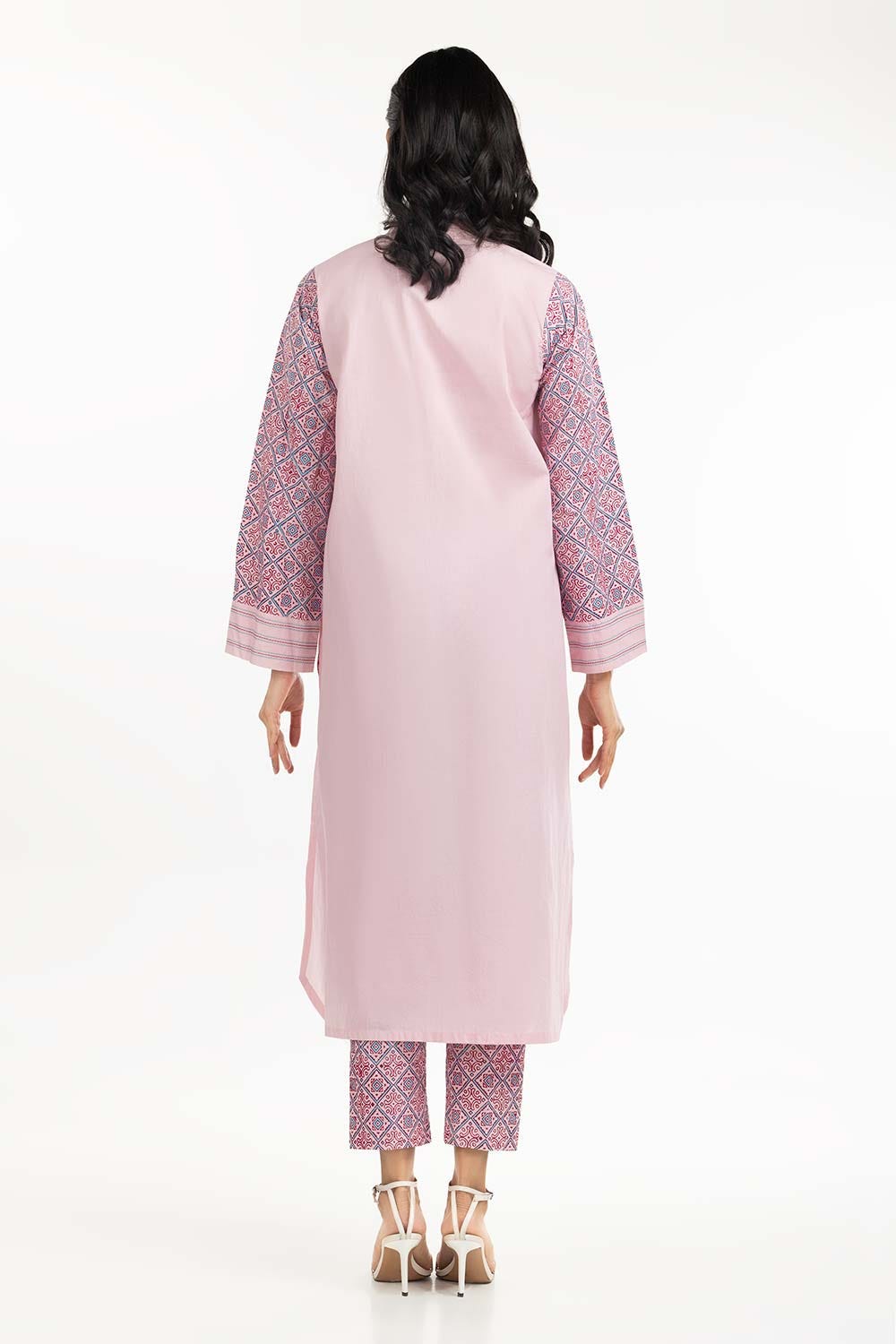 Printed Cambric Shirt With Trousers
