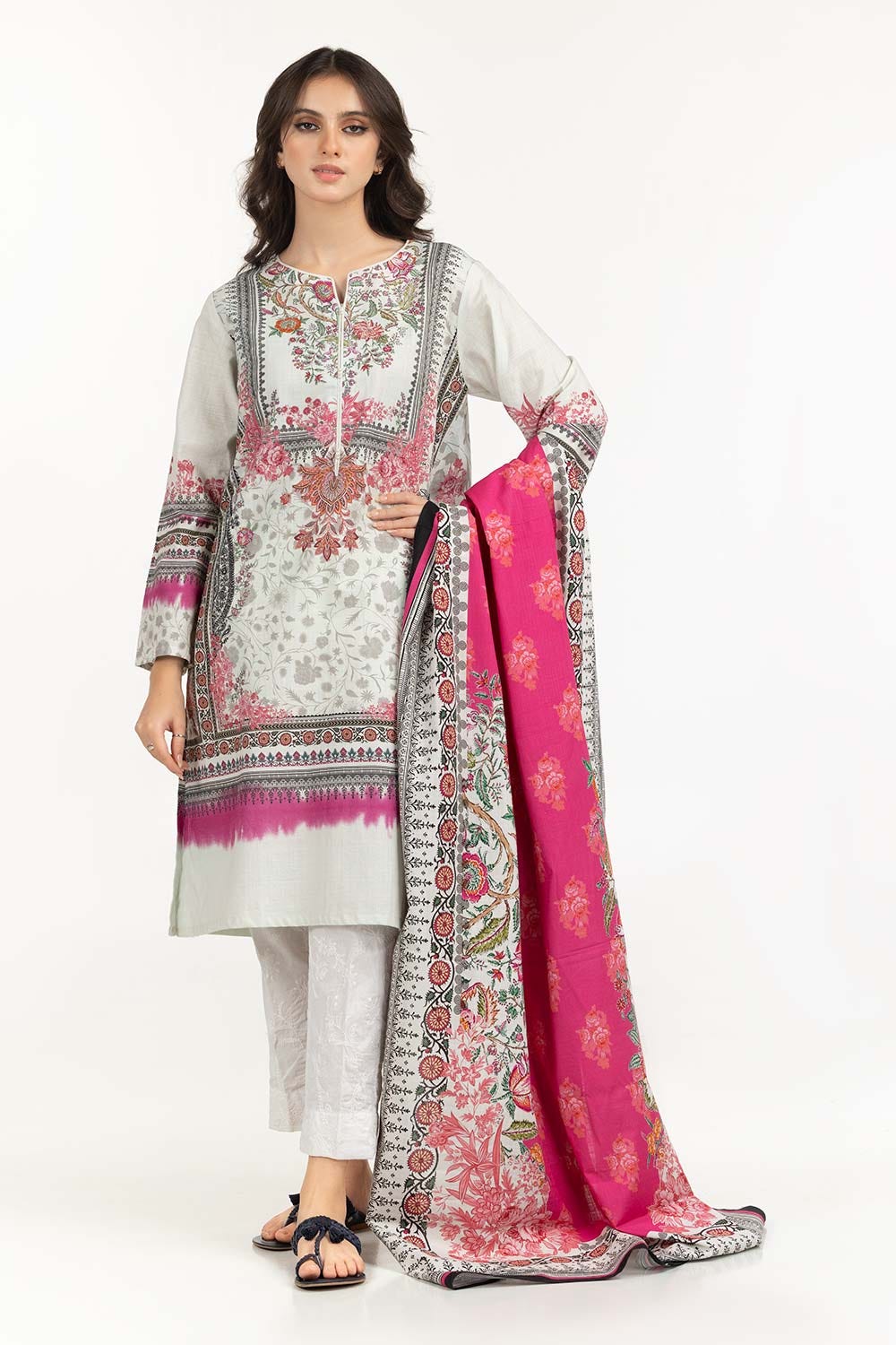 2 Piece Khaddar Digital Printed Shirt Dupatta IPW-22-99