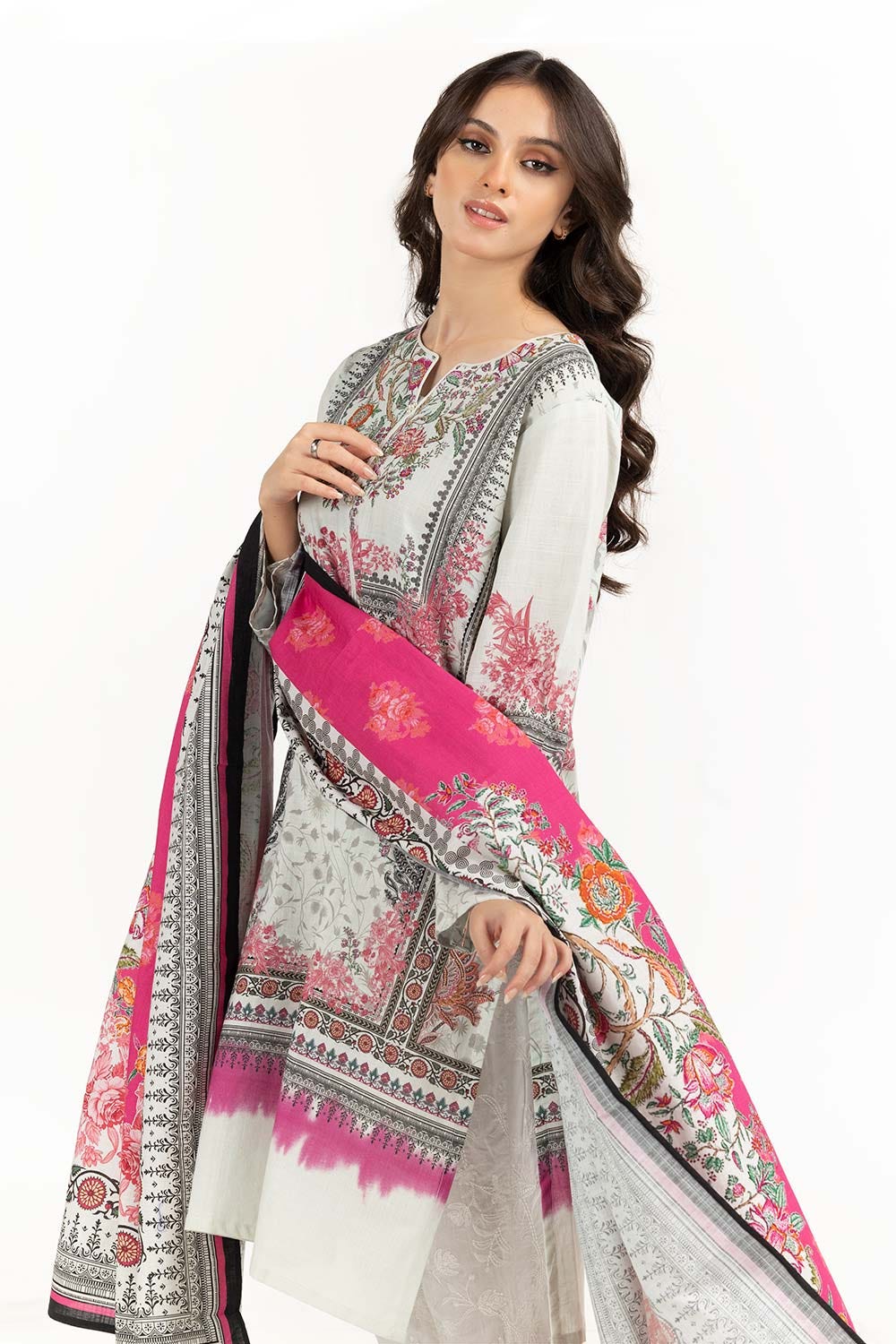 2 Piece Khaddar Digital Printed Shirt Dupatta IPW-22-99