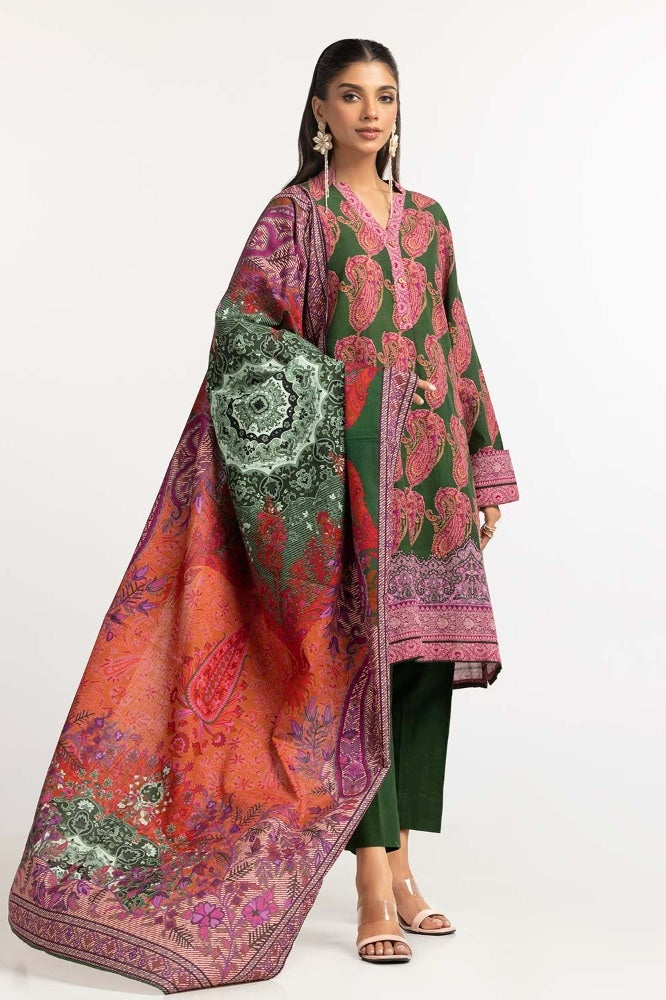 Digital Print Khaddar Suit IPW-23-12