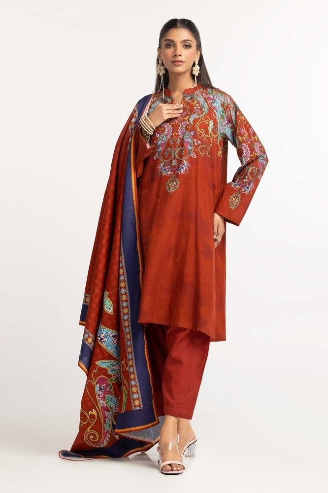 Digital Print Khaddar Suit
