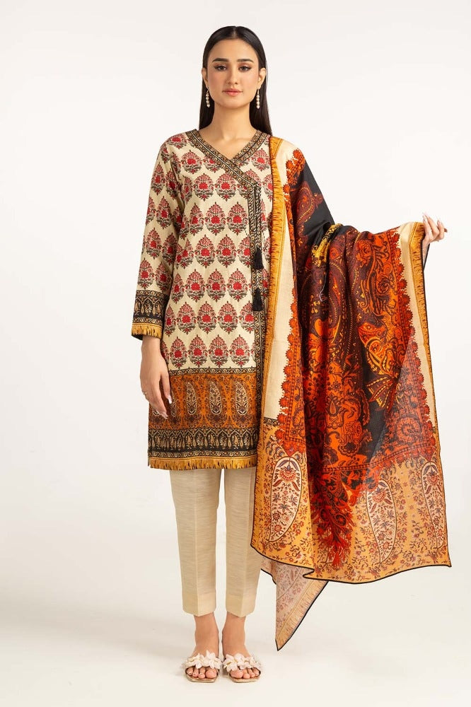 Digital Print Khaddar Suit