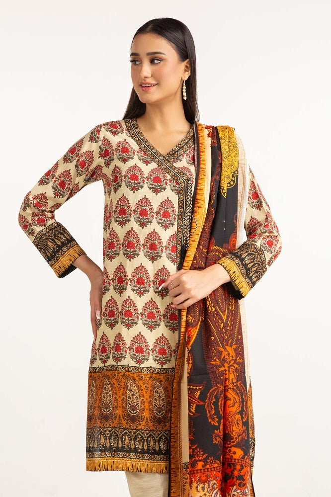 Digital Print Khaddar Suit