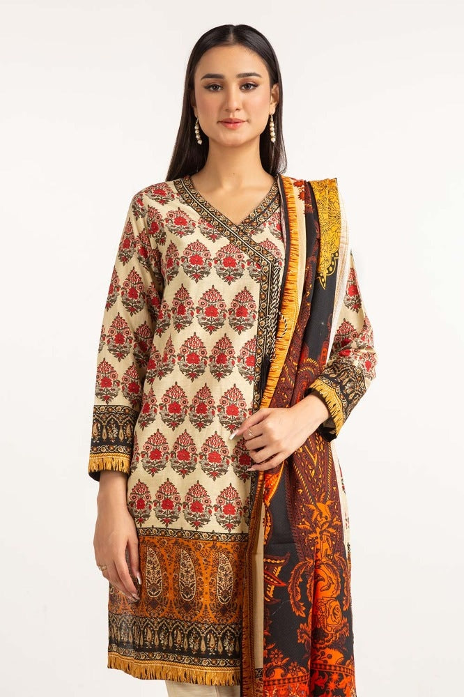 Digital Print Khaddar Suit