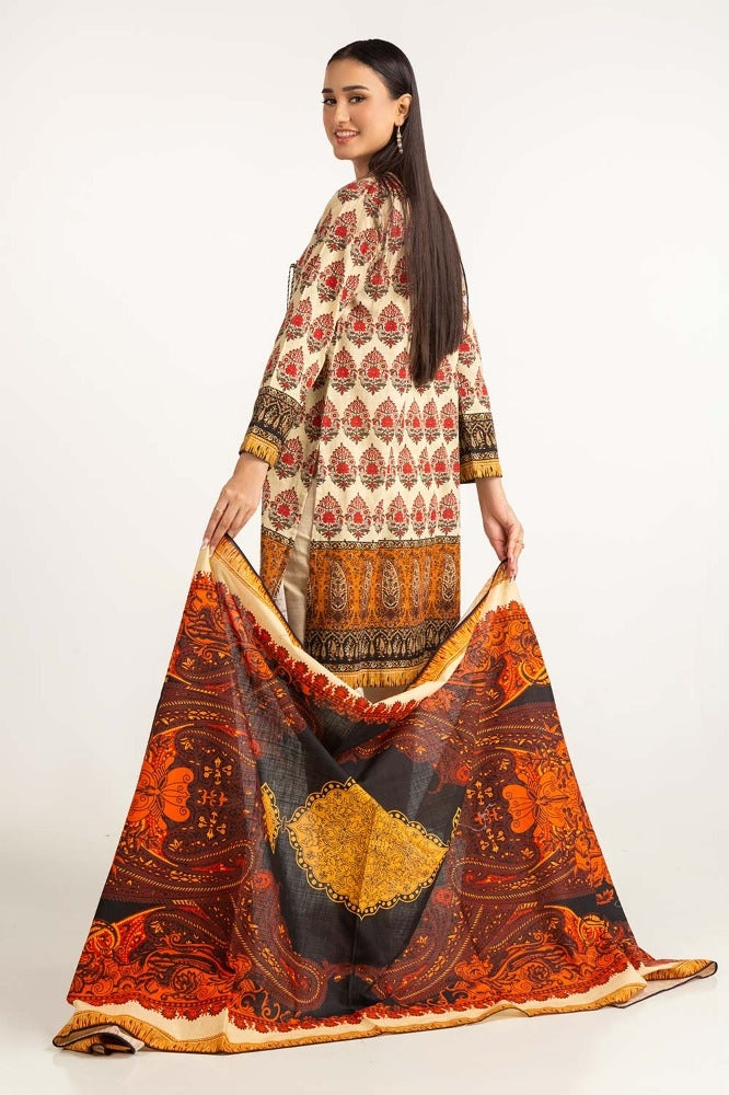 Digital Print Khaddar Suit