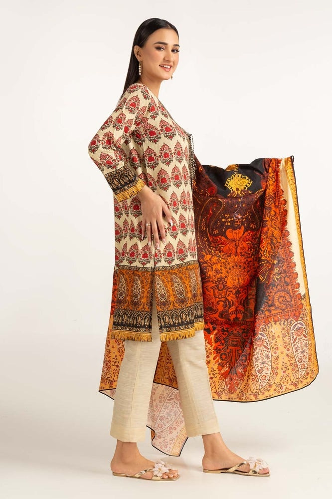 Digital Print Khaddar Suit