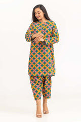 Digital Printed Khaddar Shirt With Trouser IPW-23-31