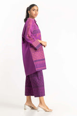 Dyed Cambric Screen Printed Shirt With Trouser IPW-23-53