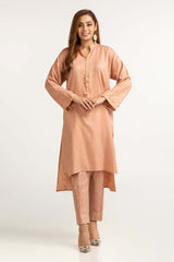 Dyed Self Jacquard Shirt With Trouser IPW-23-72