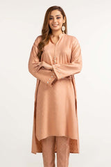 Dyed Self Jacquard Shirt With Trouser IPW-23-72