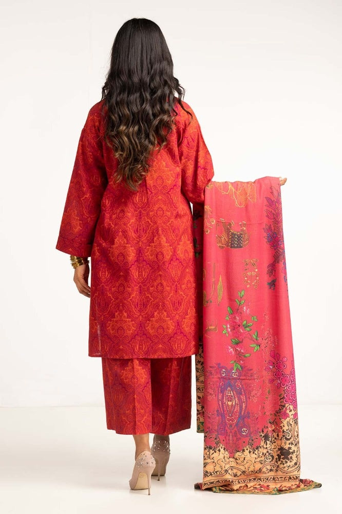 Digital Printed Khaddar Suit