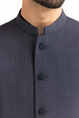 Iron Grey Basic Waist Coat WC-PD22-030