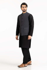 Iron Grey Basic Waist Coat WC-PD22-030