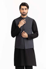 Iron Grey Basic Waist Coat WC-PD22-030