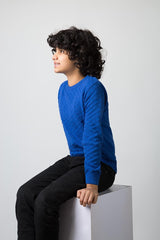 Italian Blue Fashion Sweater - FS-KIDS-SWT-FD-13-01