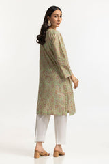 Lawn Gold Printed Shirt IUSTK-264