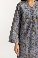 Lawn Gold Printed Shirt IUSTK-265