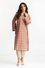 Lawn Lacqure Printed Shirt IUSTK-279