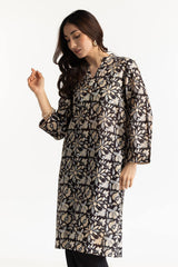 Lawn Gold Printed Shirt IUSTK-281