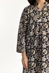 Lawn Gold Printed Shirt IUSTK-281