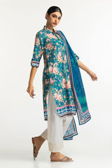 Lawn Printed Shirt And Dupatta IUSTKD-148