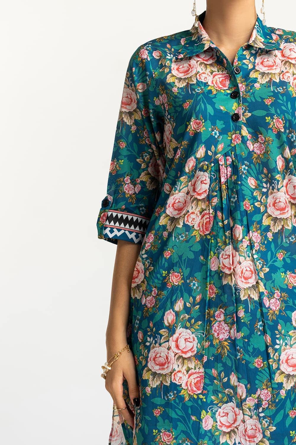 Lawn Printed Shirt And Dupatta IUSTKD-148