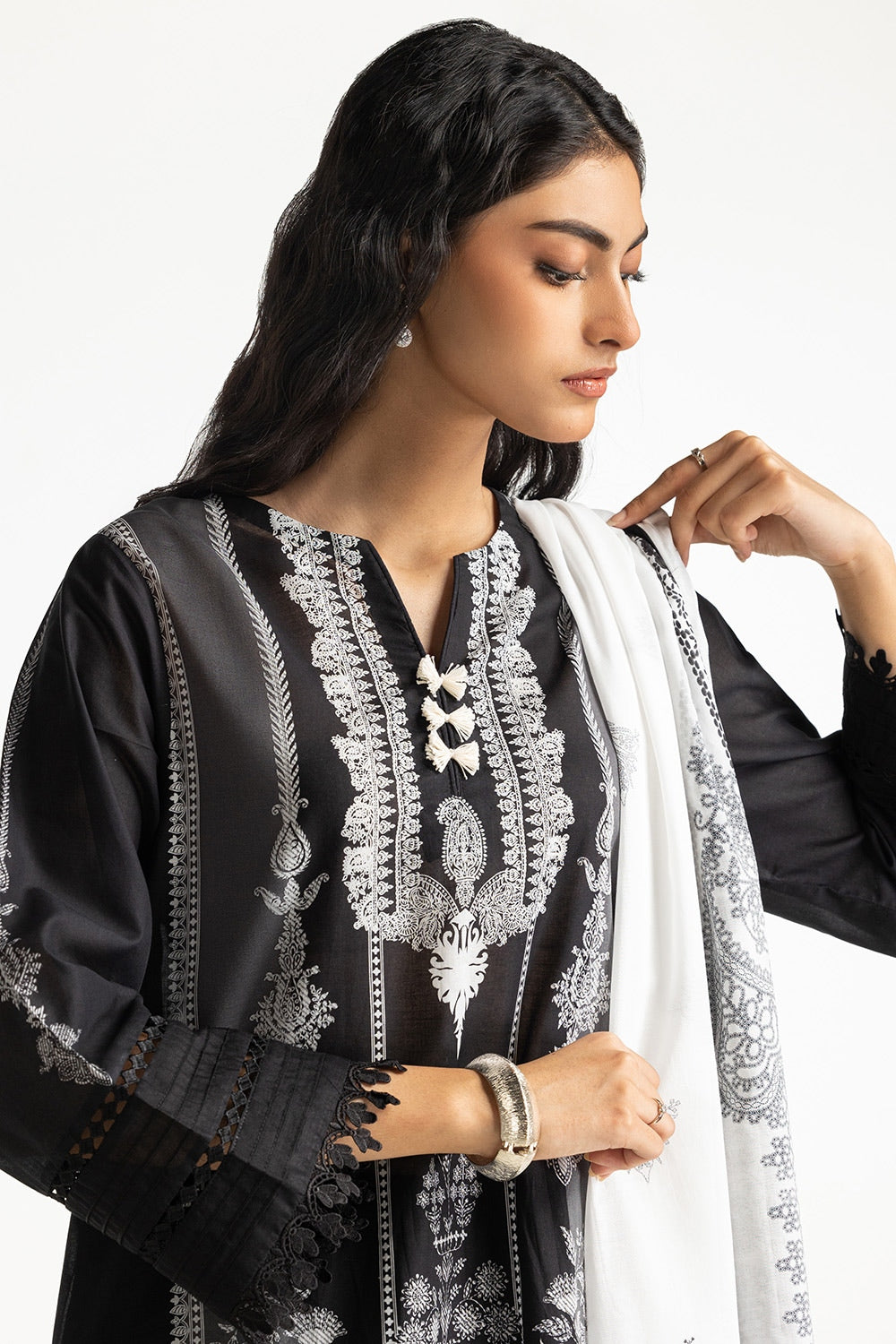 Lawn Printed Shirt And Dupatta IUSTKD-253