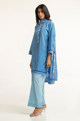 3 Piece Diamantes Print Lawn Suit IUSTKSD-103