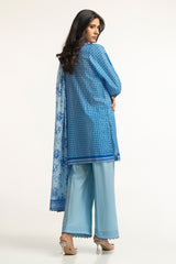 3 Piece Diamantes Print Lawn Suit IUSTKSD-103