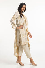 3 Piece Zari Lawn Embroidered Suit IUSTKSD-134