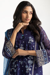 3 Piece Chiffon Embroidered Suit IUSTKSD-197