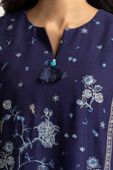 3 Piece Chiffon Embroidered Suit IUSTKSD-197