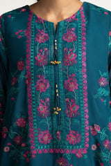 3 Piece Chiffon Embroidered Suit IUSTKSD-200