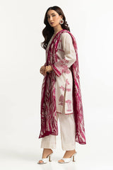 3 Piece Jacquard Printed Suit IUSTKSD-202
