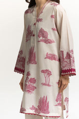 3 Piece Jacquard Printed Suit IUSTKSD-202