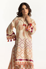 3 Piece Jacquard Suit IUSTKSD-204